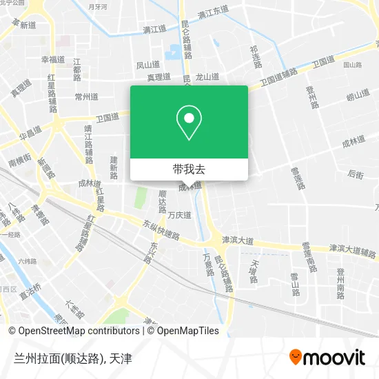 兰州拉面(顺达路)地图