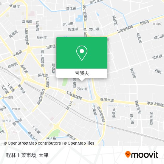 程林里菜市场地图
