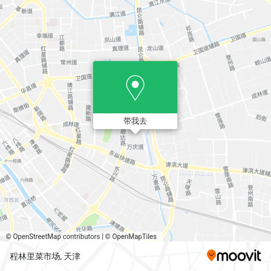 程林里菜市场地图