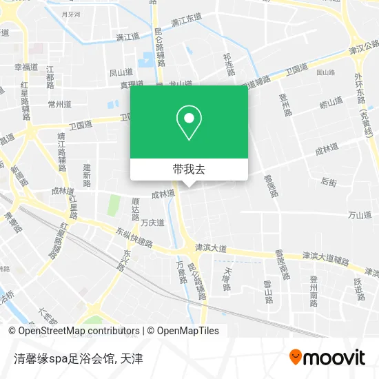 清馨缘spa足浴会馆地图