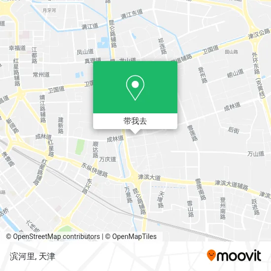 滨河里地图