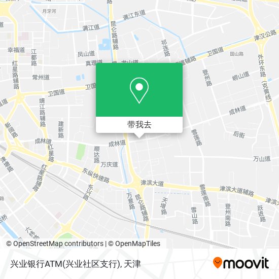 兴业银行ATM(兴业社区支行)地图
