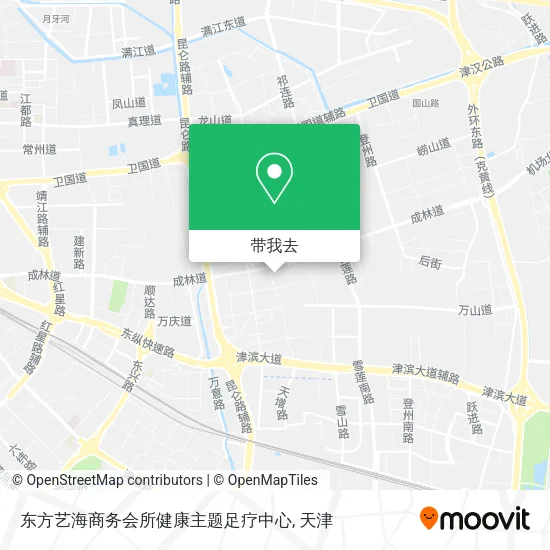 东方艺海商务会所健康主题足疗中心地图