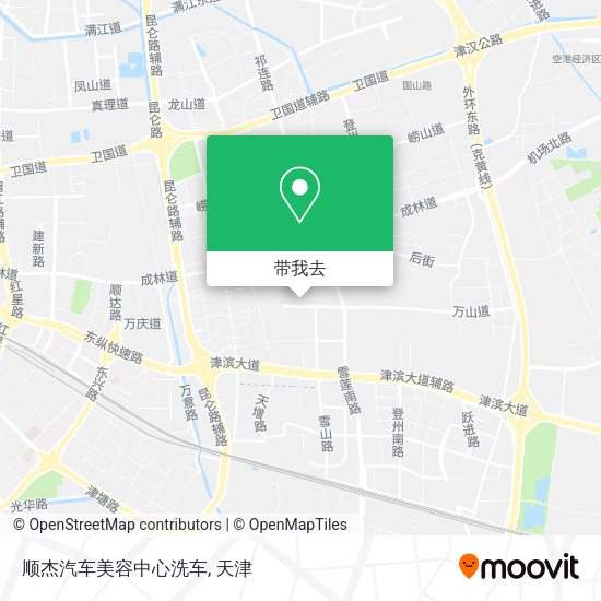 顺杰汽车美容中心洗车地图