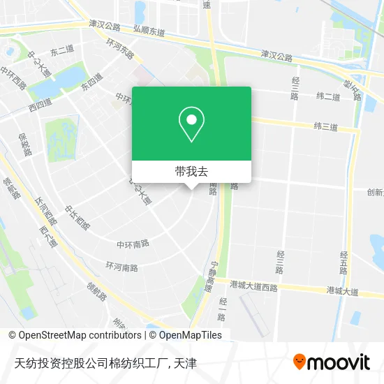 天纺投资控股公司棉纺织工厂地图