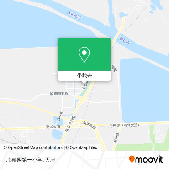 欣嘉园第一小学地图