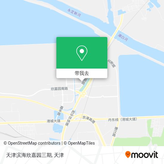 天津滨海欣嘉园三期地图