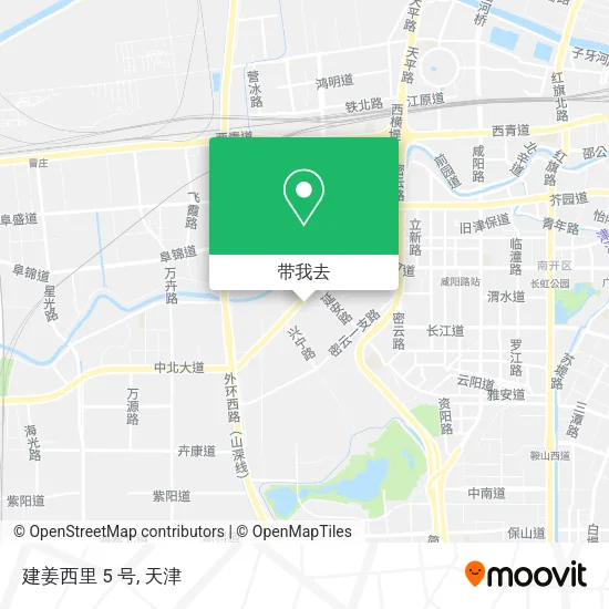 建姜西里 5 号地图