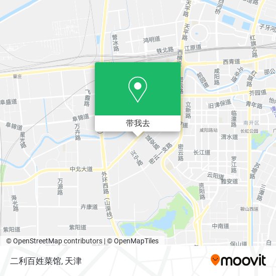 二利百姓菜馆地图