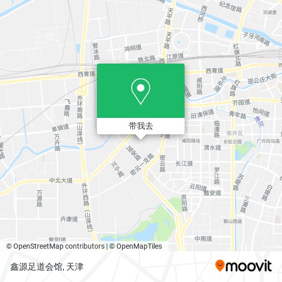 鑫源足道会馆地图