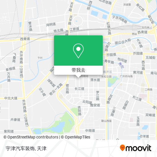 宇津汽车装饰地图