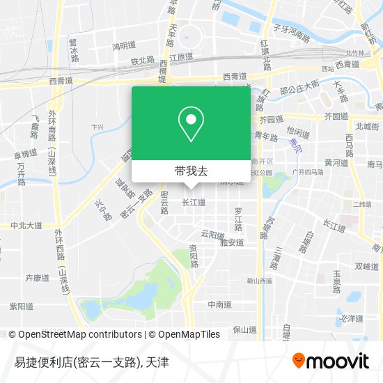 易捷便利店(密云一支路)地图