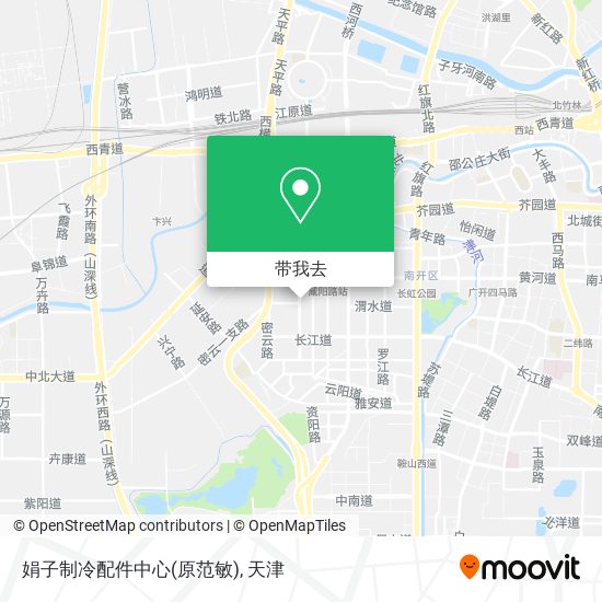 娟子制冷配件中心(原范敏)地图