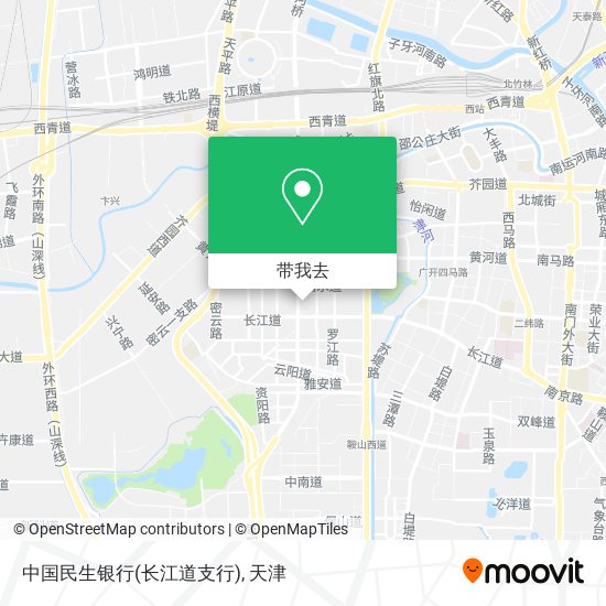 中国民生银行(长江道支行)地图