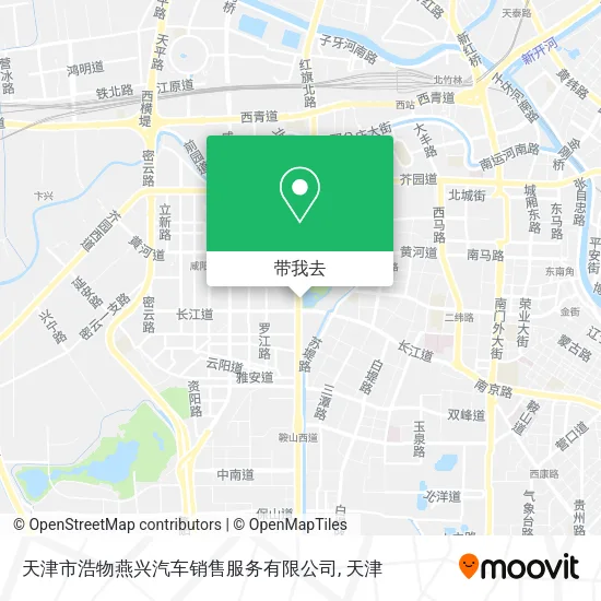 天津市浩物燕兴汽车销售服务有限公司地图