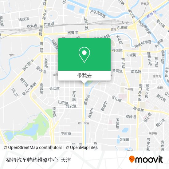 福特汽车特约维修中心地图