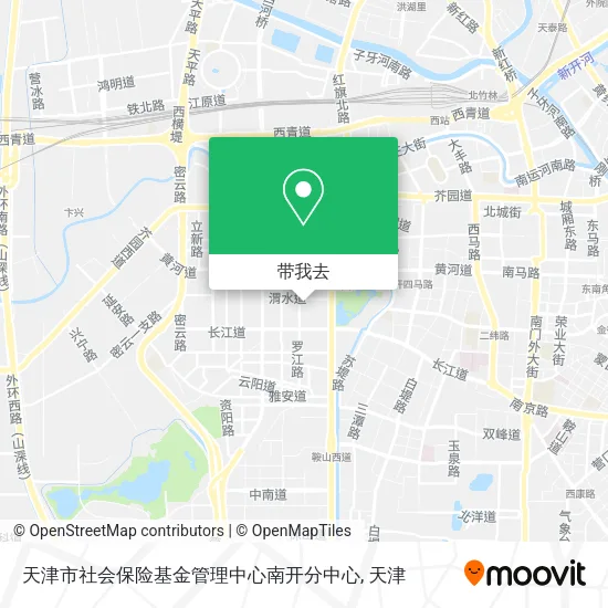 天津市社会保险基金管理中心南开分中心地图