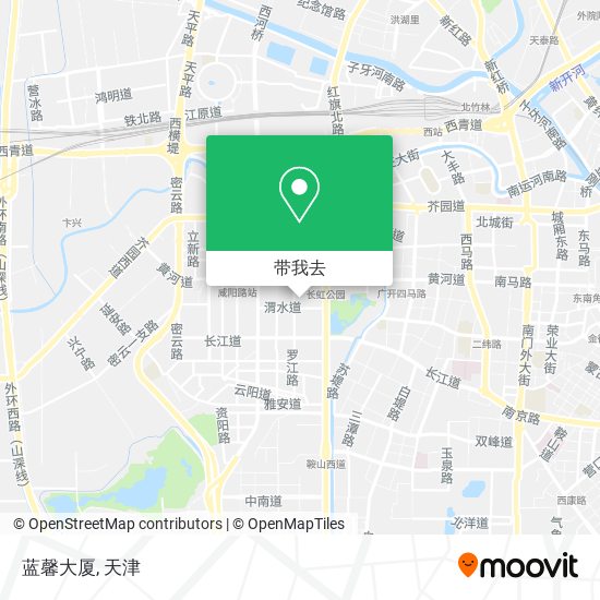 蓝馨大厦地图