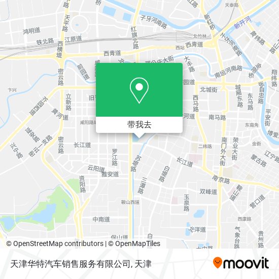 天津华特汽车销售服务有限公司地图