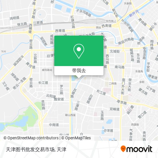 天津图书批发交易市场地图