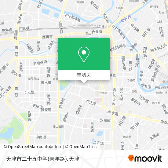 天津市二十五中学(青年路)地图