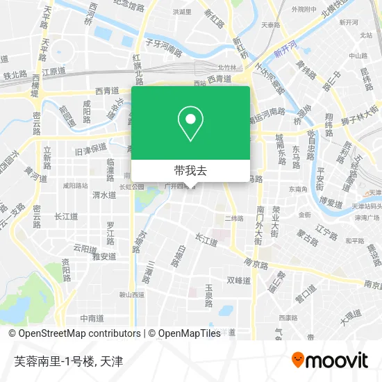 芙蓉南里-1号楼地图