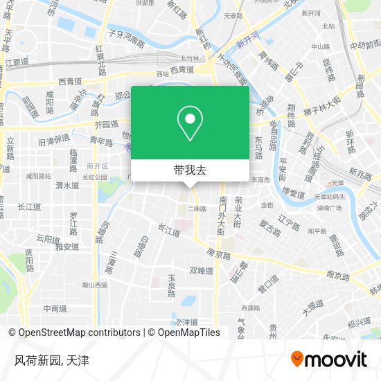 风荷新园地图