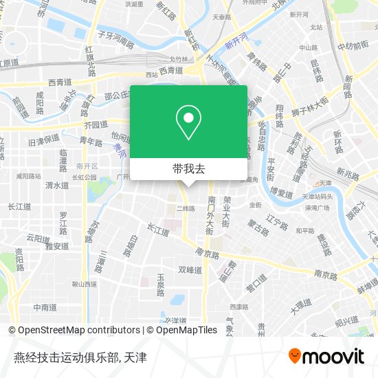 燕经技击运动俱乐部地图