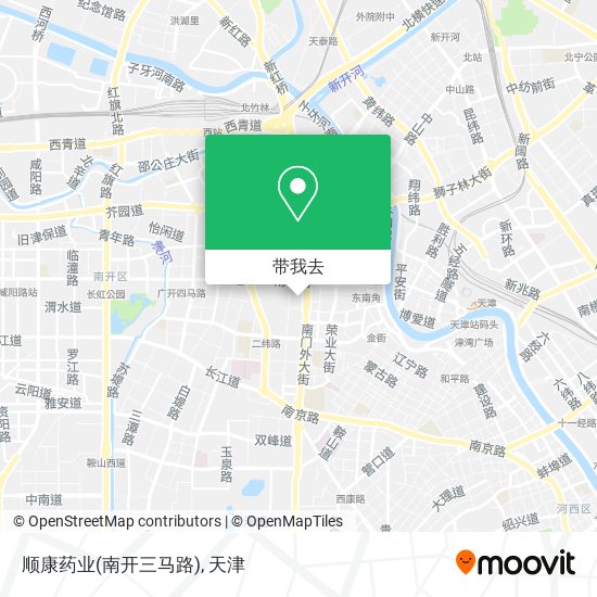 顺康药业(南开三马路)地图