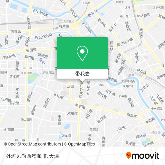 外滩风尚西餐咖啡地图