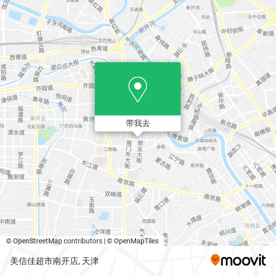 美信佳超市南开店地图
