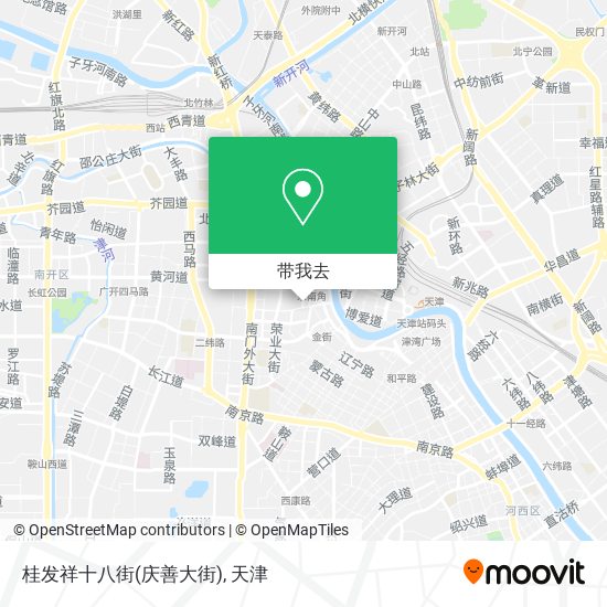 桂发祥十八街(庆善大街)地图