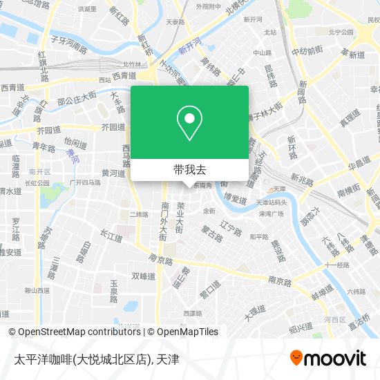 太平洋咖啡(大悦城北区店)地图