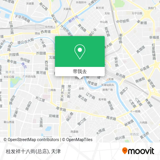 桂发祥十八街(总店)地图