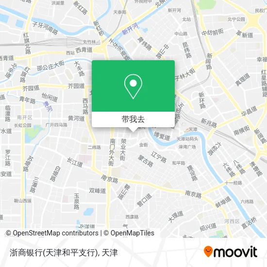 浙商银行(天津和平支行)地图