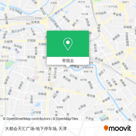 大都会天汇广场-地下停车场地图
