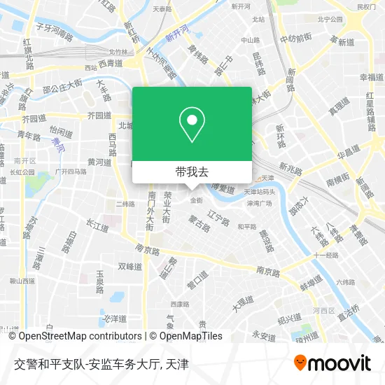 交警和平支队-安监车务大厅地图