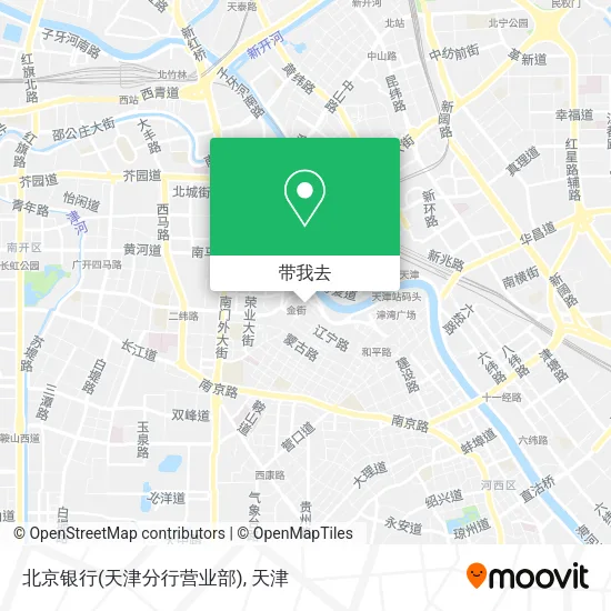 北京银行(天津分行营业部)地图