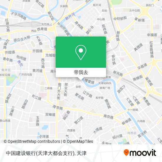 中国建设银行(天津大都会支行)地图