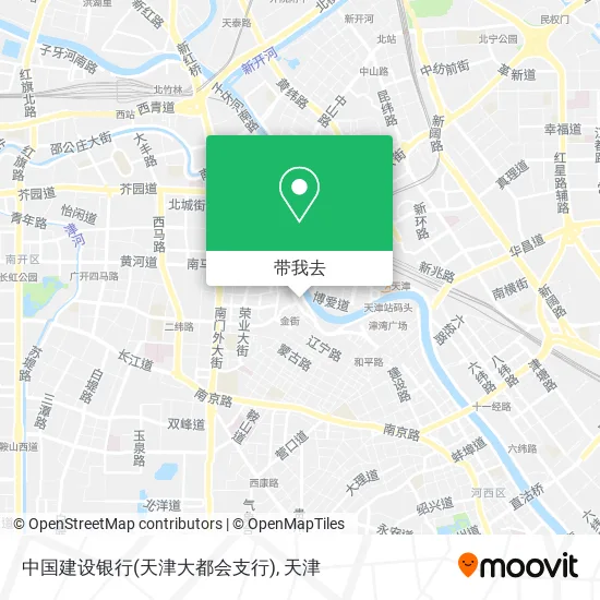 中国建设银行(天津大都会支行)地图