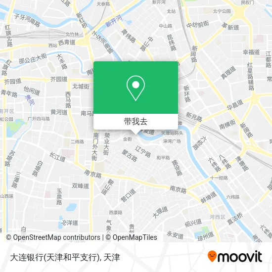 大连银行(天津和平支行)地图