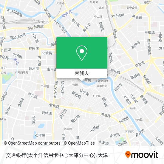 交通银行(太平洋信用卡中心天津分中心)地图