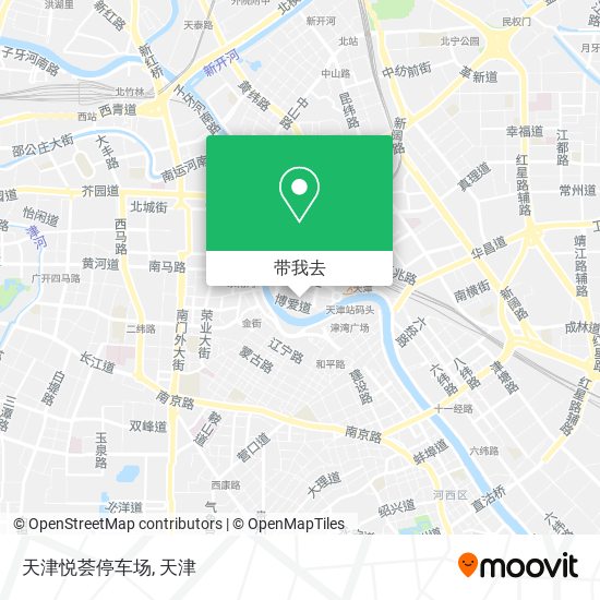 天津悦荟停车场地图