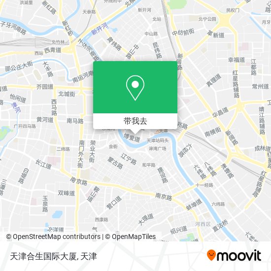 天津合生国际大厦地图