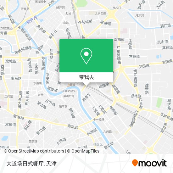 大道场日式餐厅地图