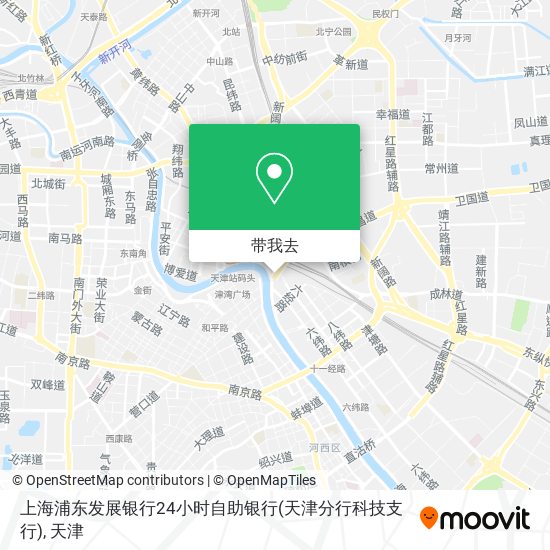 上海浦东发展银行24小时自助银行(天津分行科技支行)地图