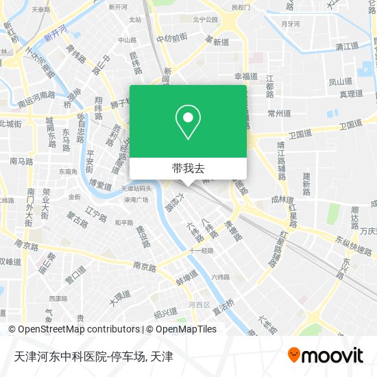 天津河东中科医院-停车场地图