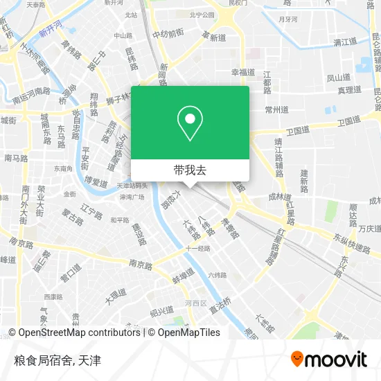 粮食局宿舍地图