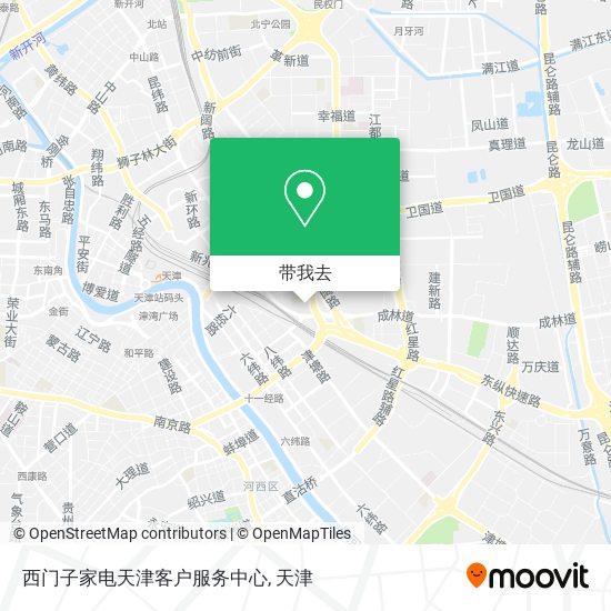 西门子家电天津客户服务中心地图