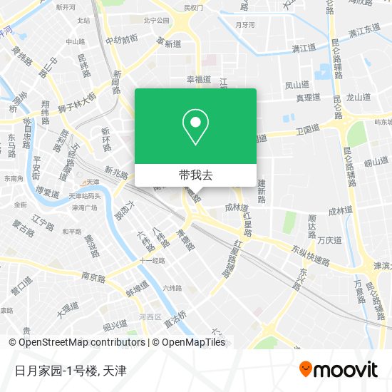 日月家园-1号楼地图